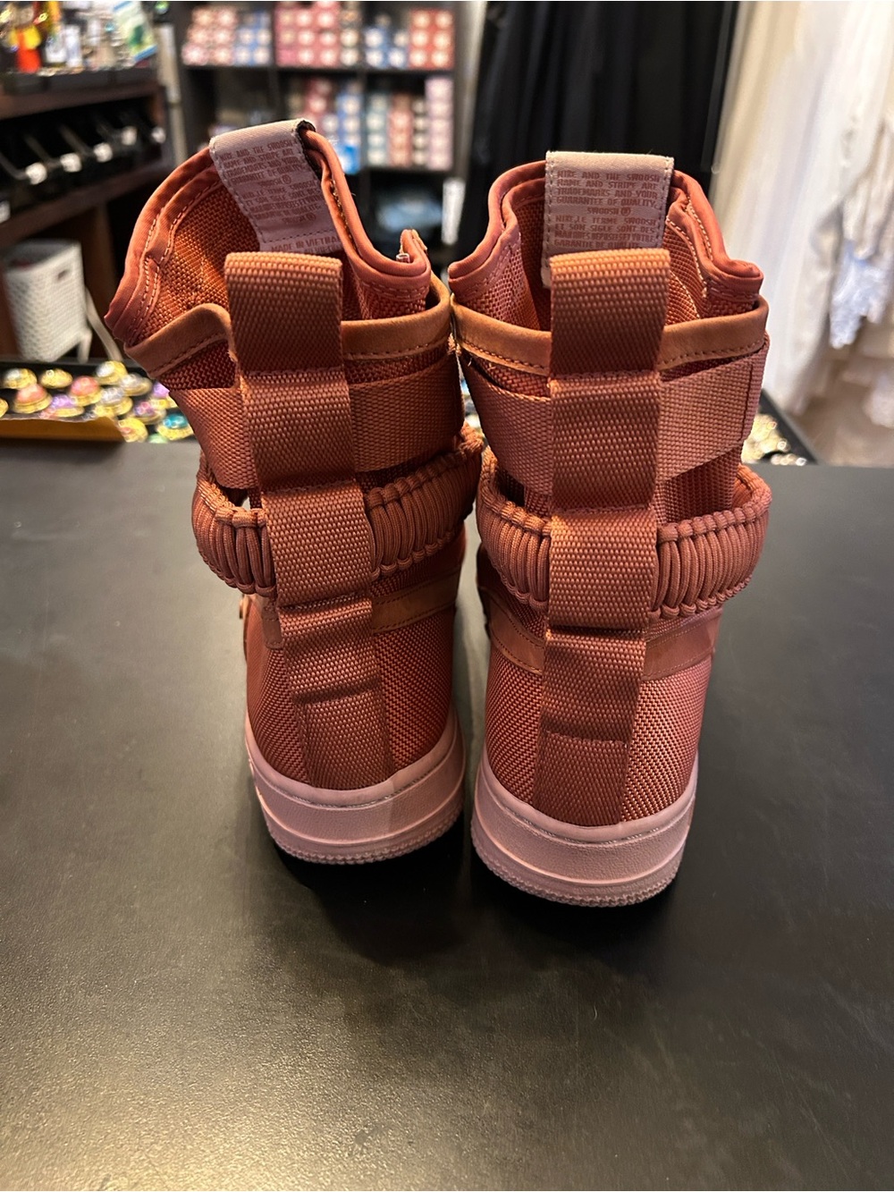 Nike Terracotta High-Top Utility Sneakers - Picture 4 of 8